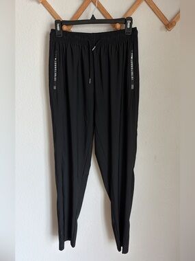 StretchActive Black Women's Lightweight Track Joggers